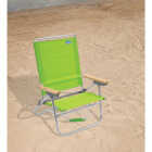 Rio Brands Beach Easy In-Easy Out 4-Position Assorted Colors Aluminum Folding Beach Chair Image 4