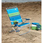 Rio Brands Beach Easy In-Easy Out 4-Position Assorted Colors Aluminum Folding Beach Chair Image 6