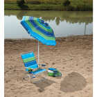 Rio Brands Beach Easy In-Easy Out 4-Position Assorted Colors Aluminum Folding Beach Chair Image 10